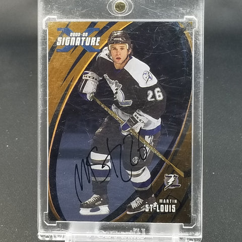 2003 IN THE GAME - SIGNATURE VAULT - M. ST-LOUIS - #091 - AUTOGRAPH