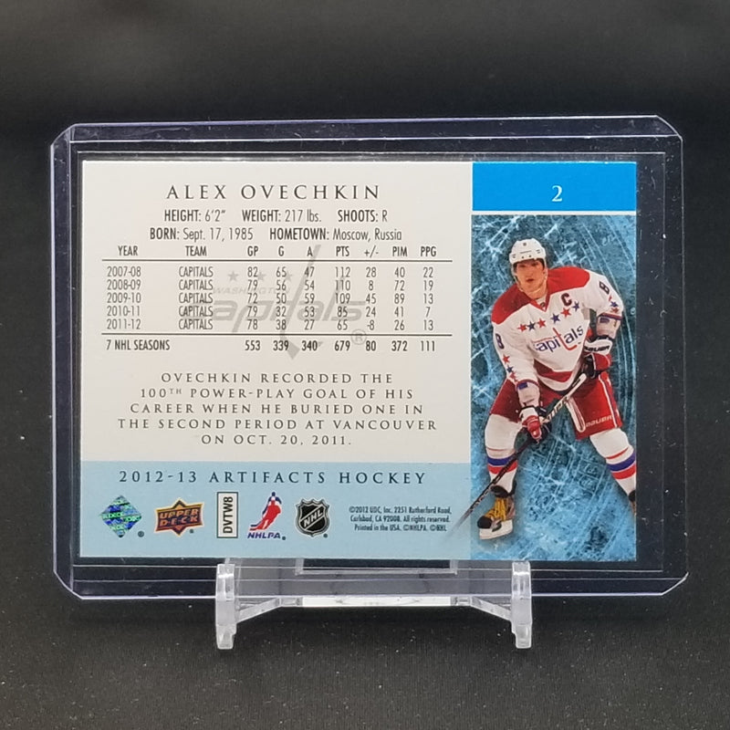 2012 UPPER DECK ARTIFACTS - A. OVECHKIN -