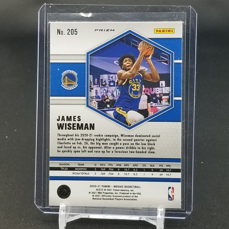 2020 PANINI MOSAIC - PINK CAMO PRIZM - J. WISEMAN -