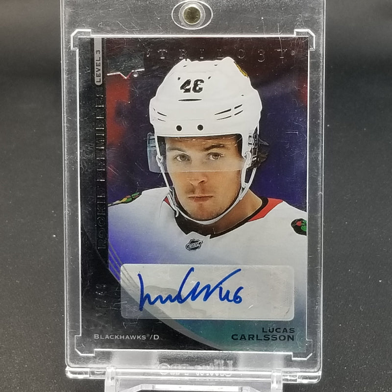 2020 UPPER DECK TRILOGY - ROOKIE PREMIERES - L. CARLSSON - #126 - #'D/49 - AUTOGRAPH - RC