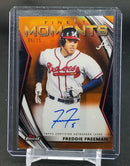 2021 TOPPS FINEST - FINEST MOMENTS - ORANGE - F. FREEMAN - #FMA-FF - #'D/25 - AUTOGRAPH