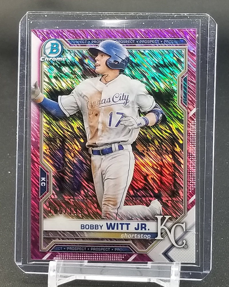 2021 TOPPS BOWMAN CHROME - PINK SHIMMER REFRACTOR - B. WITT JR. - #BCP-1 -  #'D/199