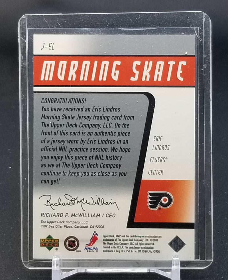 2001 UPPER DECK MVP - MORNING SKATE - E, LINDROS -
