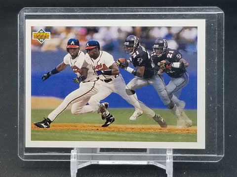 1992 UPPER DECK - PRIME TIME'S TWO - D. SANDERS - #SP3