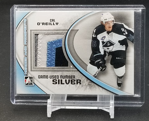 2011 IN THE GAME HEROES AND PROSPECTS - GAME-USED NUMBER SILVER - C. O'REILLY - #M-13 - RELIC