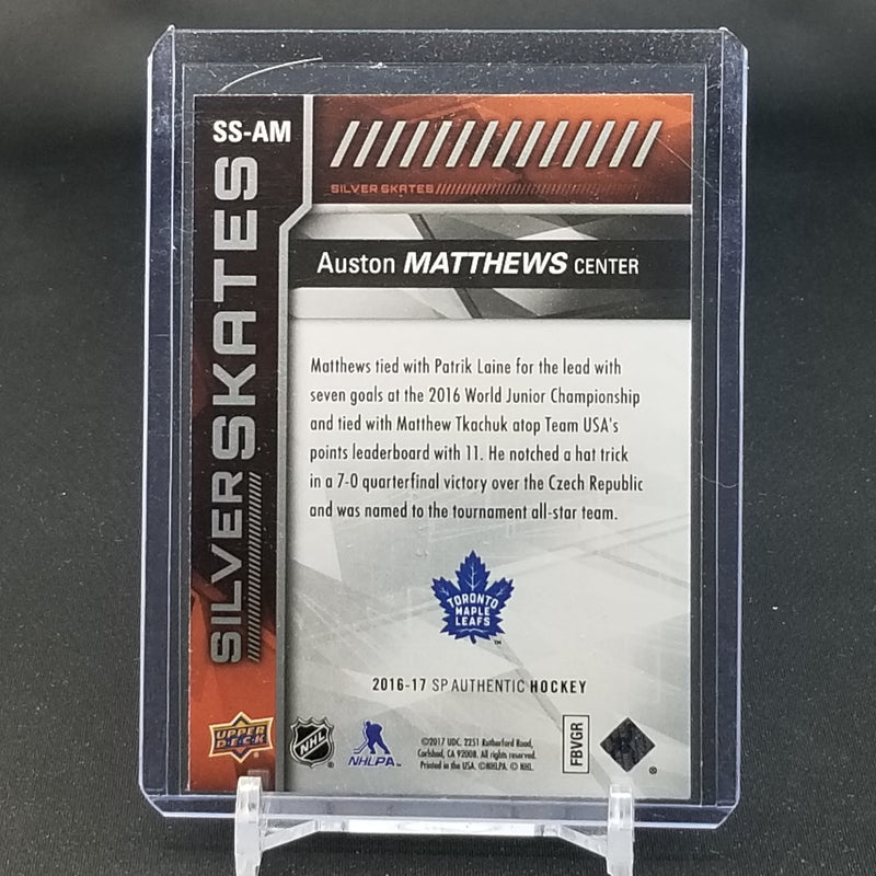 2016 UPPER DECK SP AUTHENTIC - SILVER SKATES - A. MATTHEWS -
