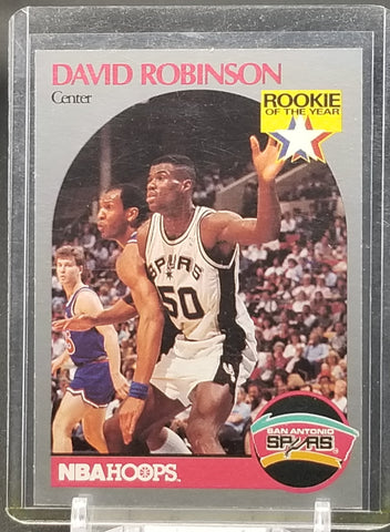 1990 NBA HOOPS - ROOKIE OF THE YEAR - D. ROBINSON - #270 - RC