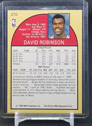 1990 NBA HOOPS - ROOKIE OF THE YEAR - D. ROBINSON -