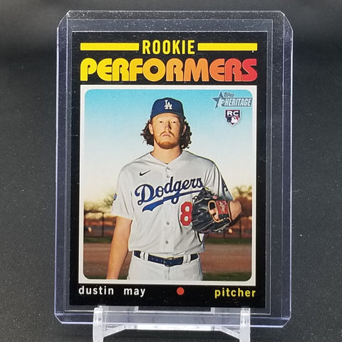 2020 TOPPS HERITAGE - ROOKIE PERFORMERS - D. MAY - #RP-9 - RC