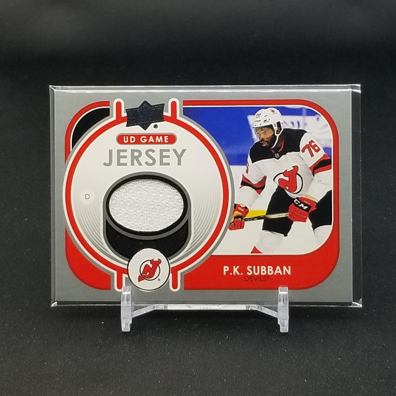 2021 UPPER DECK SERIES ONE - UD GAME JERSEY - SELECT YOUR PLAYER