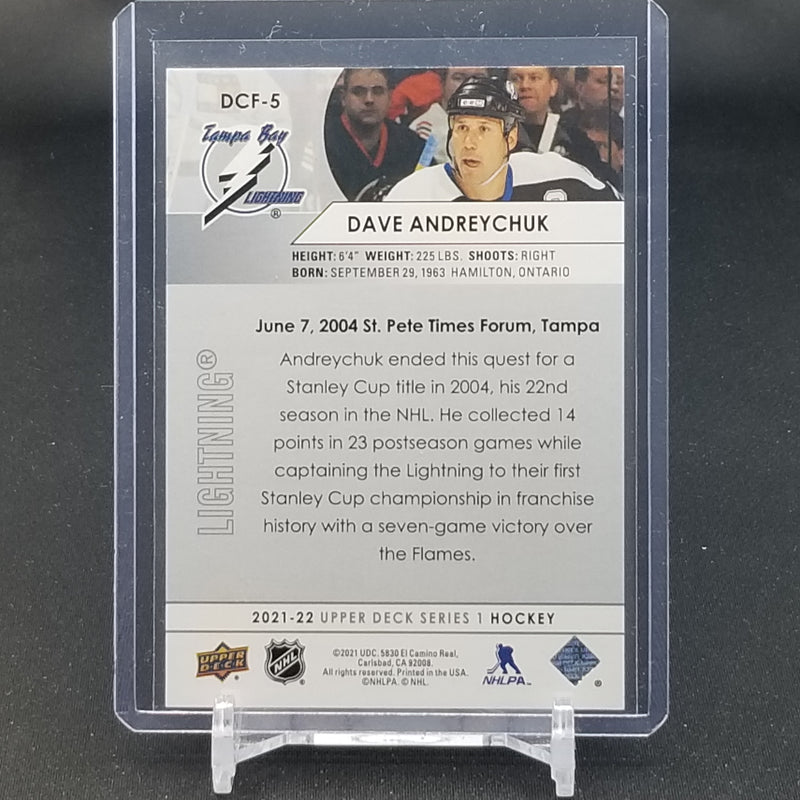 2021 UPPER DECK SERIES ONE - DAY WITH THE CUP - D. ANDREYCHUK -