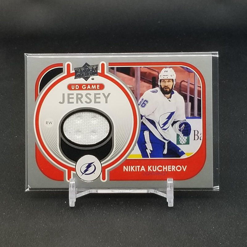 2021 UPPER DECK SERIES ONE - UD GAME JERSEY - SELECT YOUR PLAYER