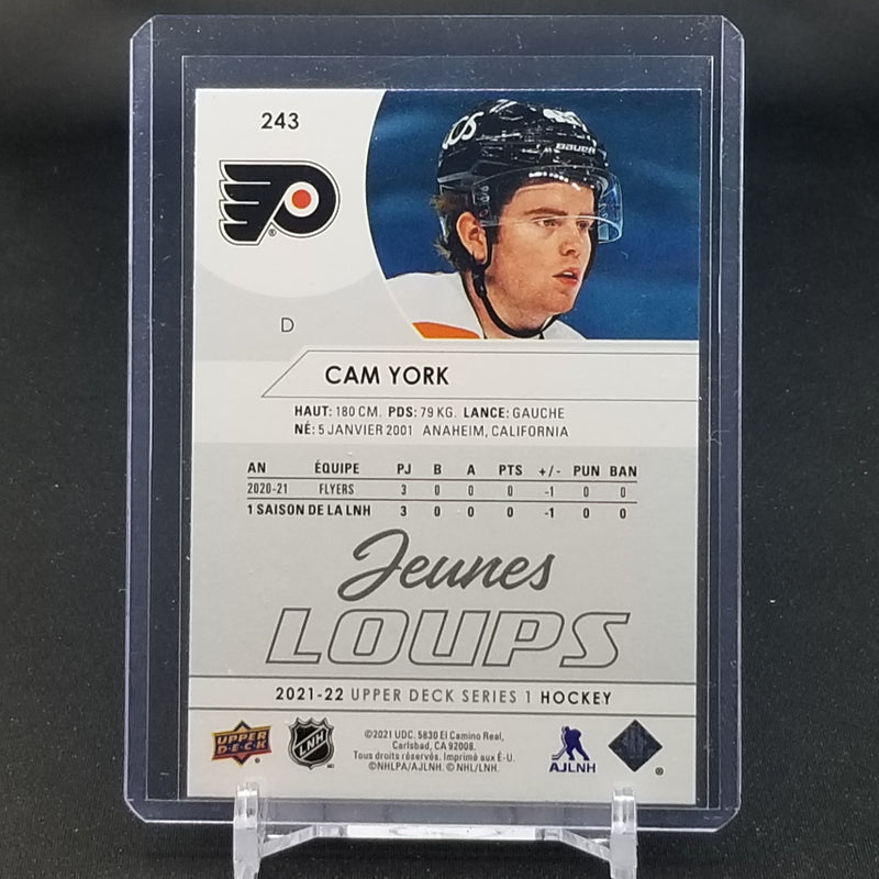 2021 UPPER DECK SERIES ONE - FRENCH - YOUNG GUNS - C. YORK -