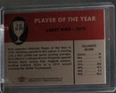 2001 FLEER SKYBOX - PLAYER OF THE YEAR - L. BIRD -