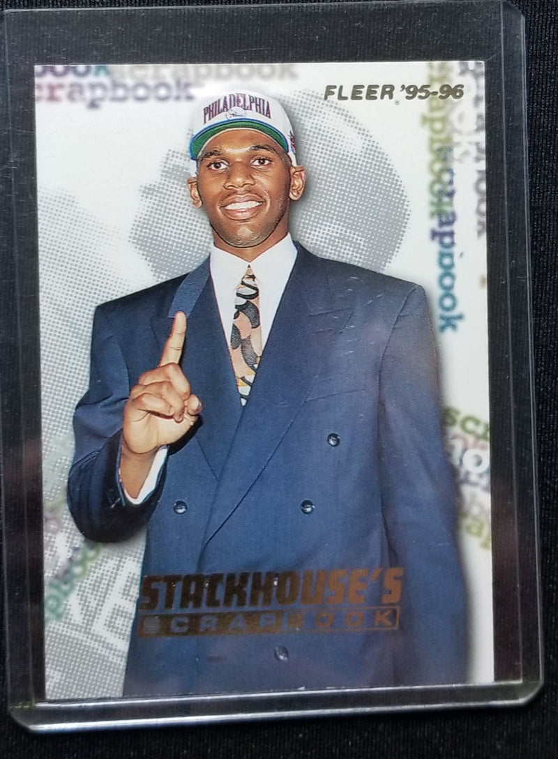 1995 FLEER - STACKHOUSES SCRAPBOOK - J. STACKHOUSE -