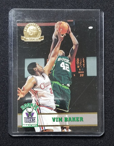 1994 SKYBOX NBA HOOPS - 5TH ANNIVERSARY - V. BAKER - #363 - RC