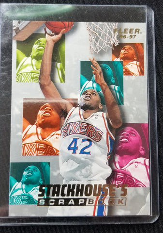 1996 FLEER - STACKHOUSE'S SCRAPBOOK - J. STACKHOUSE - #S-10