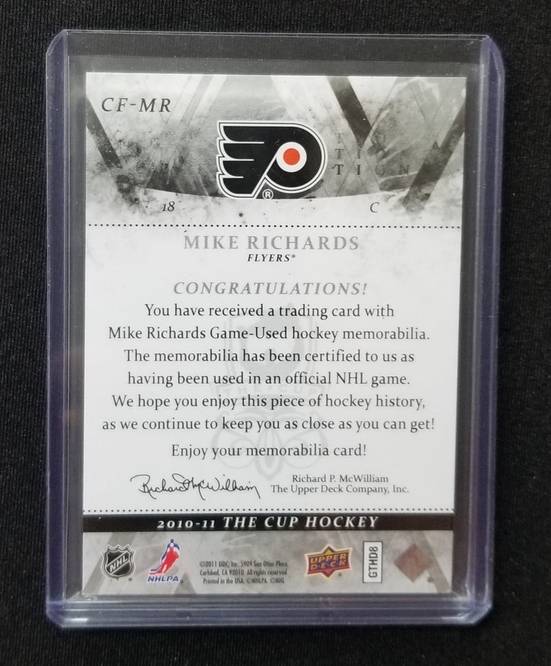 2010 UPPER DECK THE CUP - CUP FOUNDATIONS - M. RICHARDS - #CF-MR - #'D/25 - QUAD RELIC