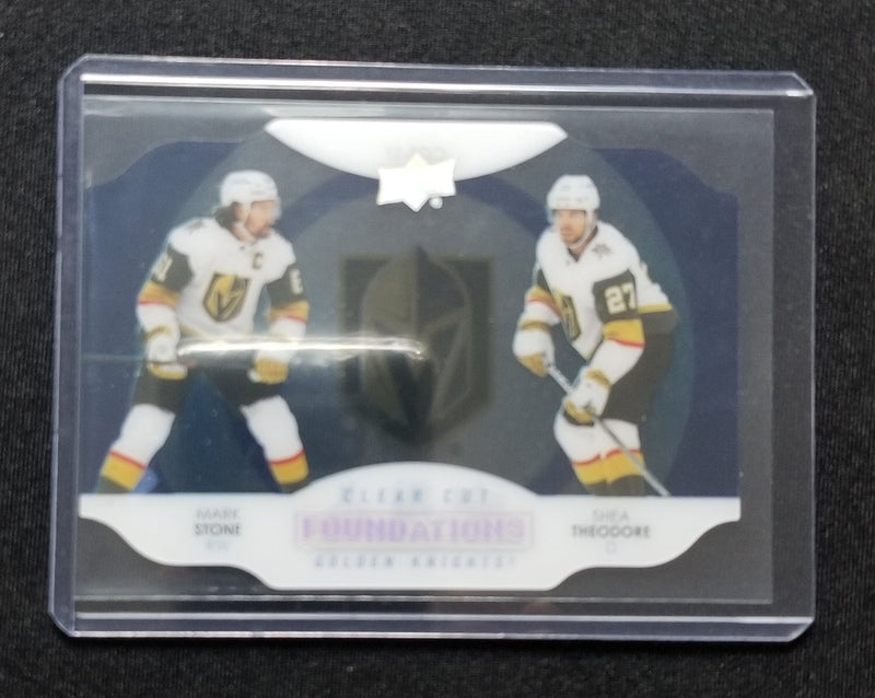 2021 UPPER DECK SERIES ONE - CLEAR CUT FOUNDATIONS - M. STONE / S. THEODORE -