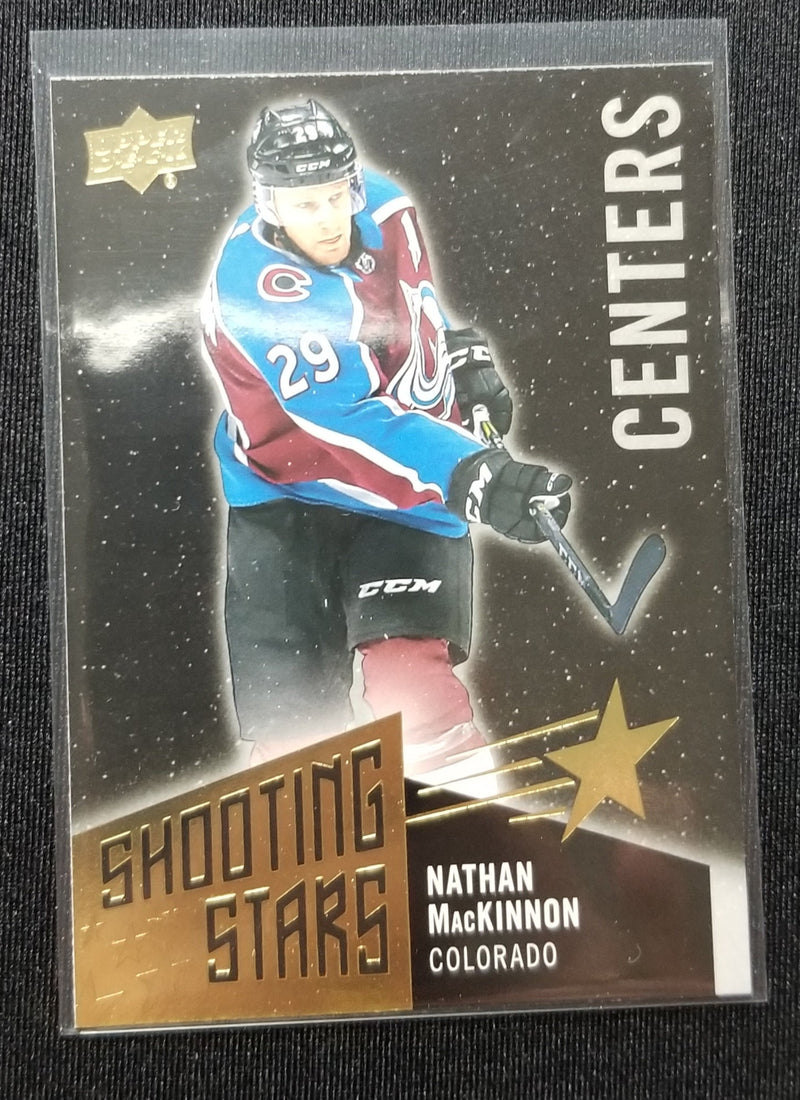 2018 UPPER DECK SERIES ONE - BLACK - SHOOTING STARS - SINGLES - SELECT YOUR PLAYER
