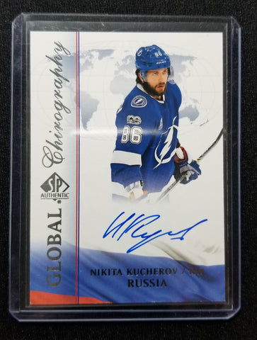 2017 UPPER DECK SP AUTHENTIC - GLOBAL CHIROGRAPHY - N. KUCHEROV - #RUS-NK - AUTOGRAPH