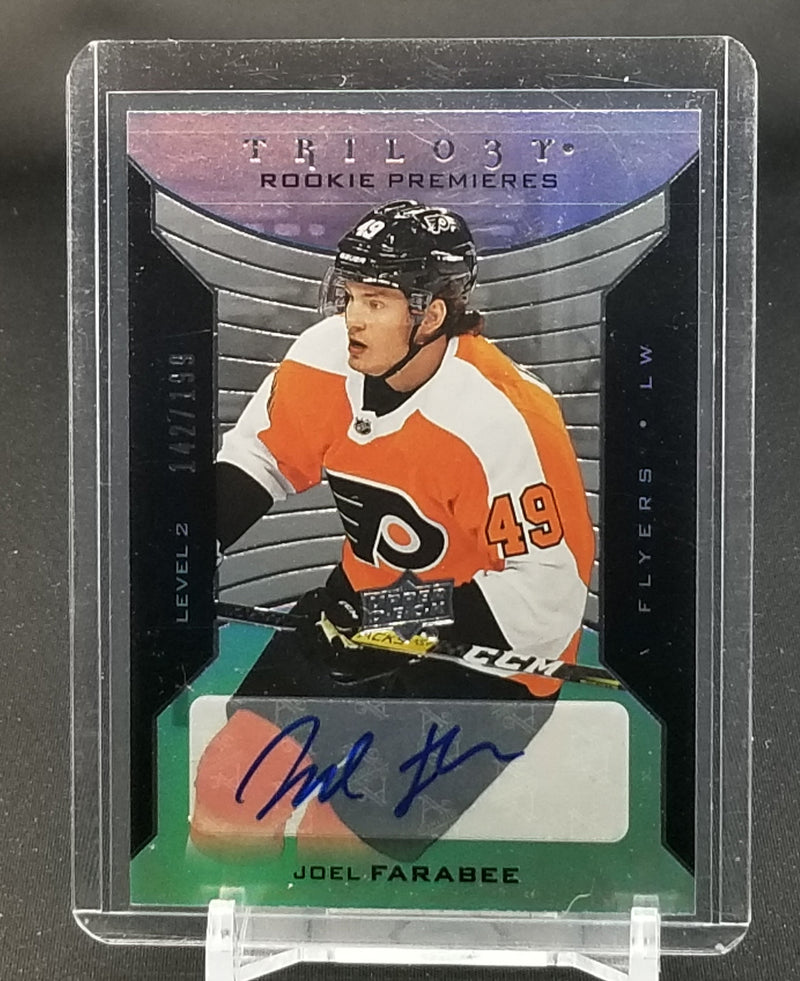 2019 UPPER DECK TRILOGY - ROOKIE PREMIERES - J. FARABEE - #105 - #'D/199 - AUTOGRAPH - RC