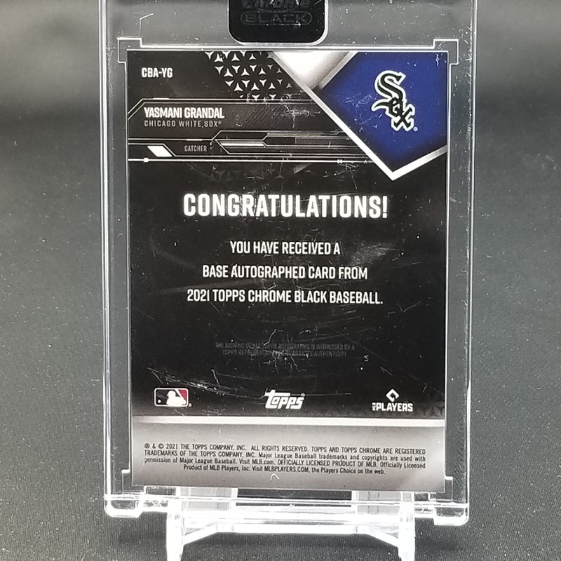 2021 TOPPS CHROME BLACK - Y. GRANDAL -
