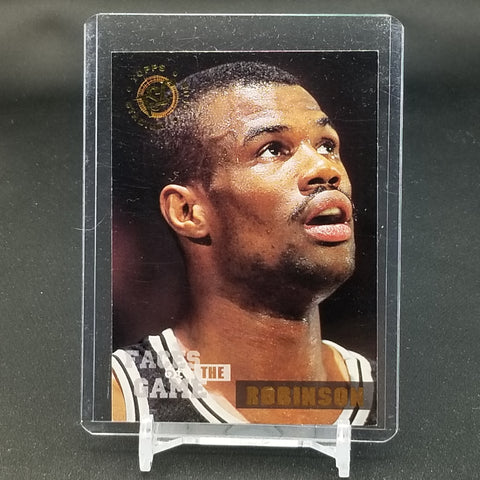 1995 TOPPS STADIUM CLUB - FACES OF THE GAME - D. ROBINSON - #354