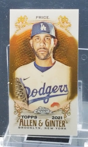 2021 TOPPS CHROME ALLEN & GINTER - GOLD - MINI - D. PRICE - #278 - #'D/50