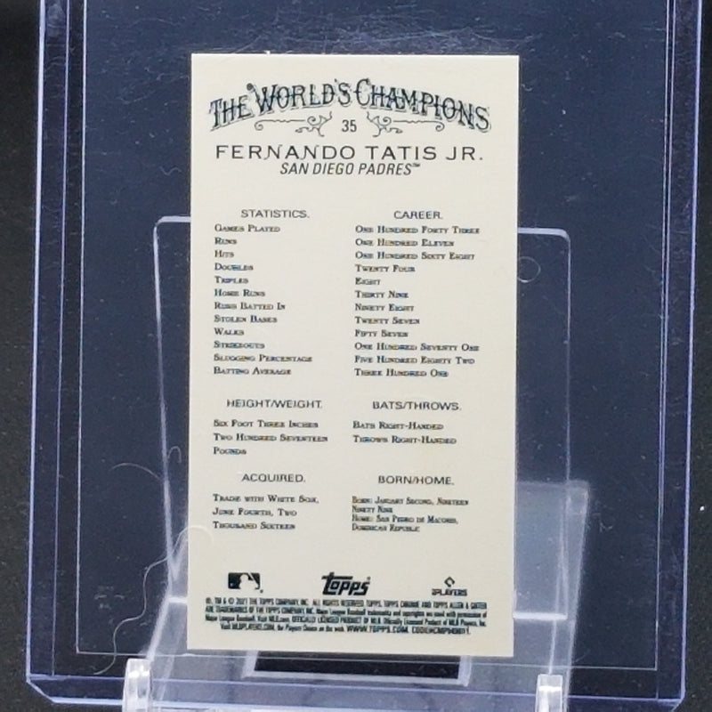 2021 TOPPS ALLEN & GINTER CHROME - MINI - F. TATIS JR. -