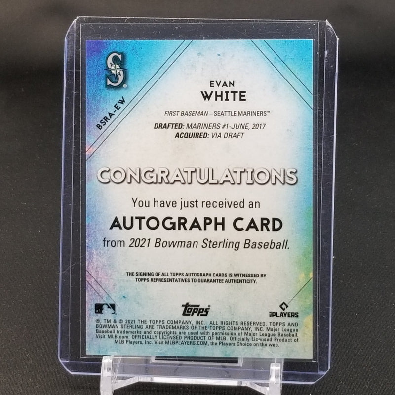 2021 TOPPS BOWMAN STERLING - E. WHITE -