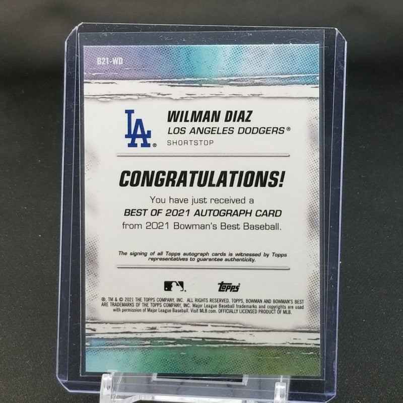 2021 TOPPS BOWMAN'S BEST - W. DIAZ -