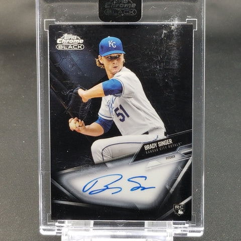 2021 TOPPS CHROME BLACK - B. SINGER - #CBA-BSI - AUTOGRAPH