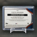 2021 TOPPS TRIBUTE - A. MEADOWS - #TTR-AM - #'D/150 - TRIPLE RELIC
