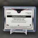 2021 TOPPS TRIBUTE - ORANGE - K. HIURA / C. YELICH - #DR2-HY - #'D/25 - DUAL RELIC