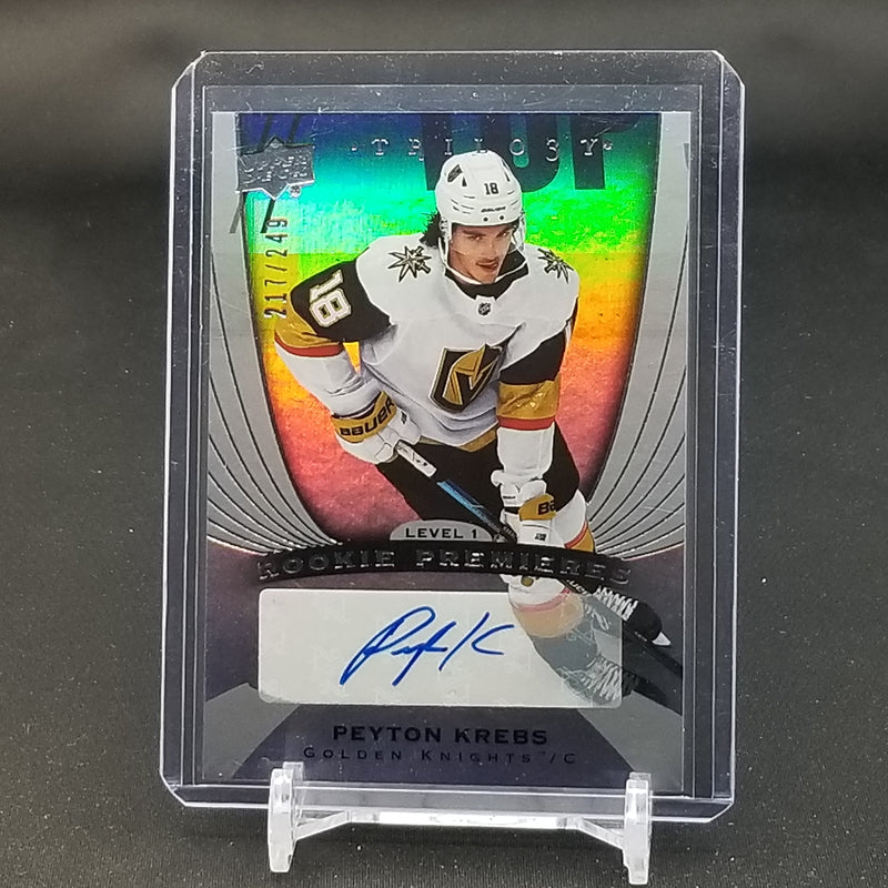 2020 UPPERT DECK TRILOGY - ROOKIE PREMIERES - P. KREBS - #79 - #'D/249 - AUTOGRAPH - RC
