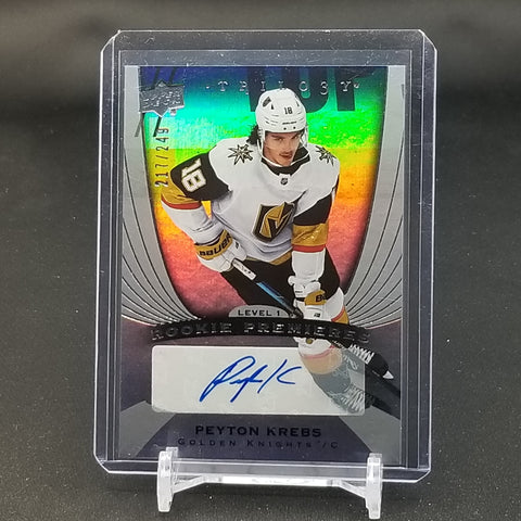 2020 UPPERT DECK TRILOGY - ROOKIE PREMIERES - P. KREBS - #79 - #'D/249 - AUTOGRAPH - RC