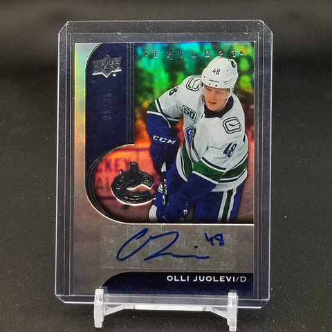 2020 UPPER DECK TRILOGY - ROOKIE RENDITIONS - O. JUOLEVI - #RR-24 - #'D/35 - AUTOGRAPH - RC