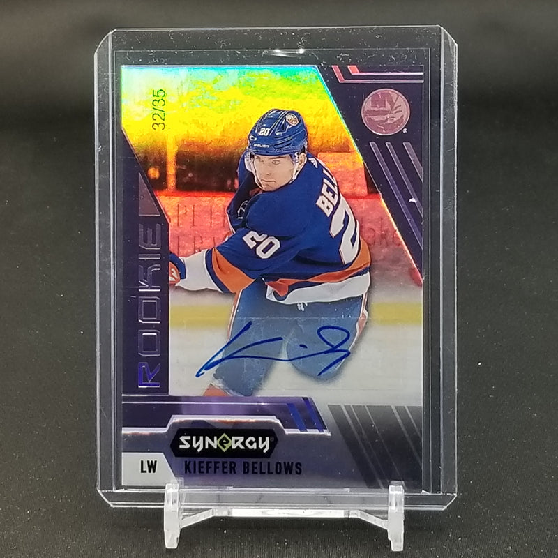 2020 UPPER DECK SYNERGY - PURPLE - ROOKIE - K. BELLOWS - #102 - #'D/35 - AUTOGRAPH - RC