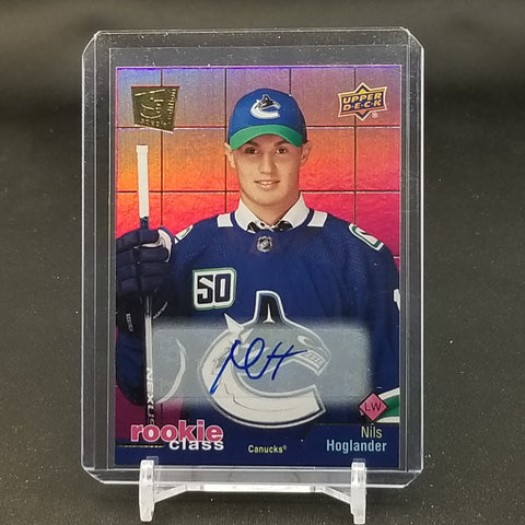 2020 UPPER DECK EXTENDED SERIES - ROOKIE CLASS - N. HOGLANDER - #RC-14 - AUTOGRAPH - RC