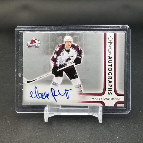 2006 UPPER DECK O-PEE-CHEE - M.  SVATOS - #A-MS - AUTOGRAPH