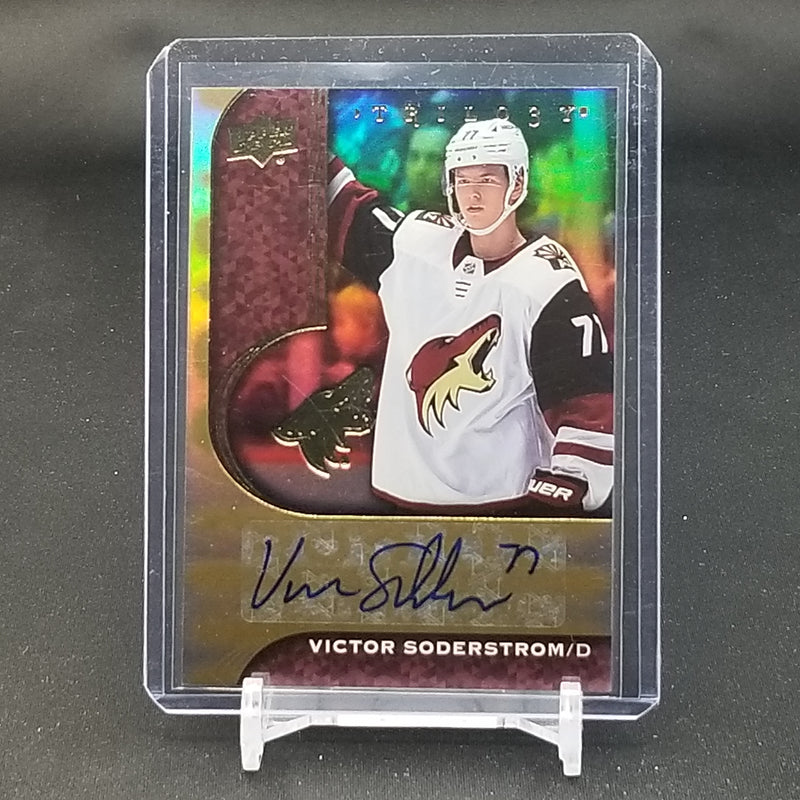 2020 UPPER DECK TRILOGY - ROOKIE RENDITIONS - V. SODERSTROM -