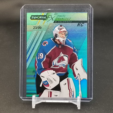 2020 UPPER DECK SYNERGY - FX - GREEN - P. FRANCOUZ - #FXR-PF - #'D/99 - RC