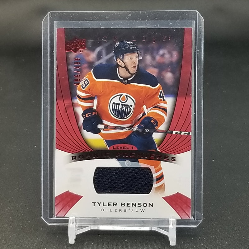 2020 UPPER DECK TRILOGY - ROOKIE PREMIERES - RED - JERSEY RELIC - SELECT YOUR PLAYER