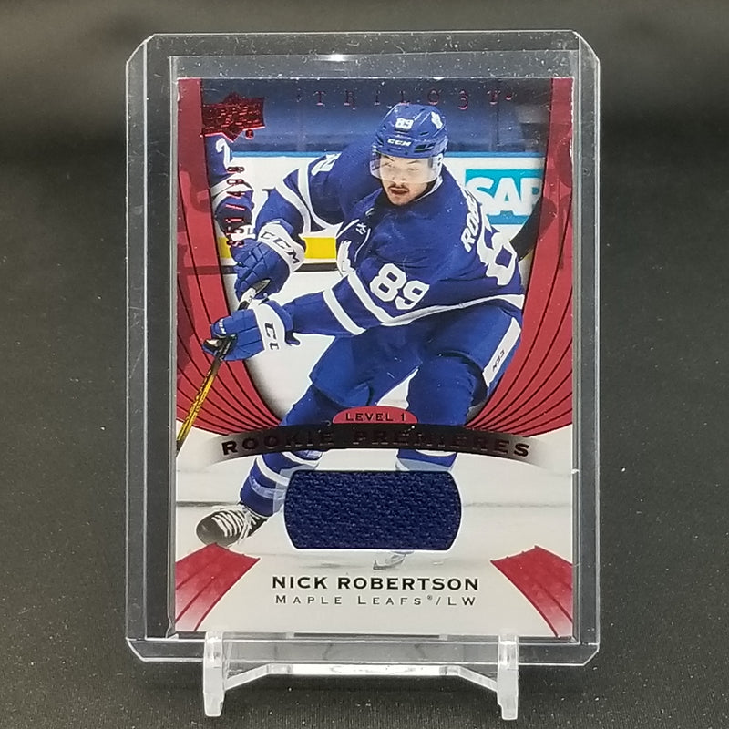 2020 UPPER DECK TRILOGY - ROOKIE PREMIERES - RED - JERSEY RELIC - SELECT YOUR PLAYER