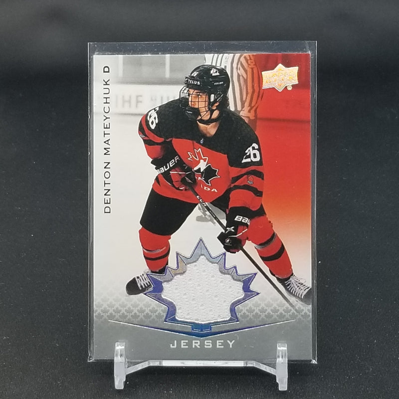 2021 UPPER DECK TEAM CANADA JUNIOR - JERSEY - SELECT YOUR PLAYER