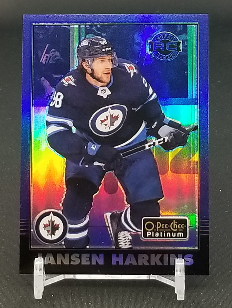 2020 UPPER DECK O-PEE-CHEE PLATINUM - RETRO - BLUE RAINBOW - J. HARKINS - #R-87 - #'D/149 - RC
