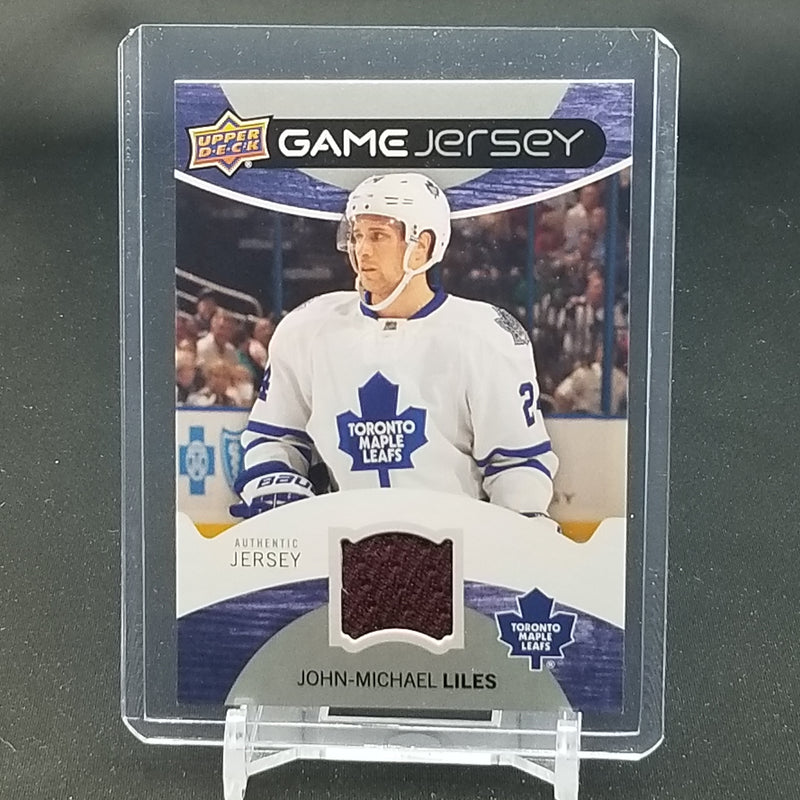 2012 UPPER DECK SERIES ONE - GAME JERSEY - J. LILES -