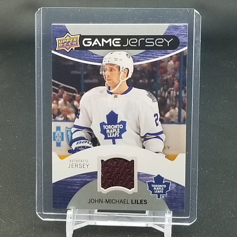 2012 UPPER DECK SERIES ONE - GAME JERSEY - J. LILES - #GJ-LI - RELIC