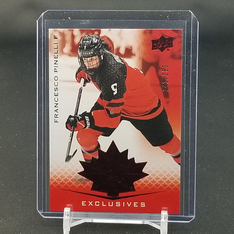 2021 UPPER DECK TEAM CANADA JUNIORS - EXCLUSIVES -